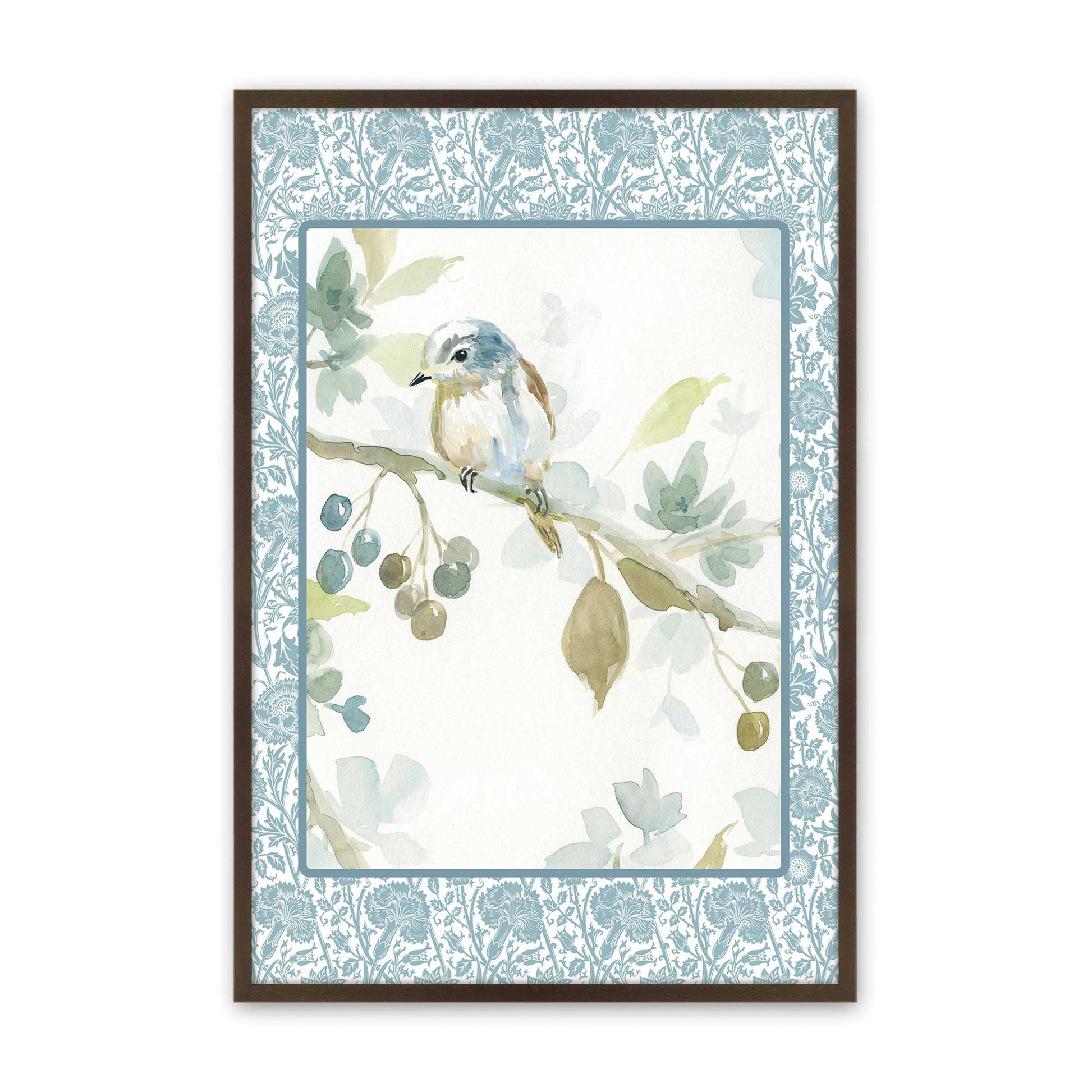 [Color:Brown], Picture of art in a Brown frame