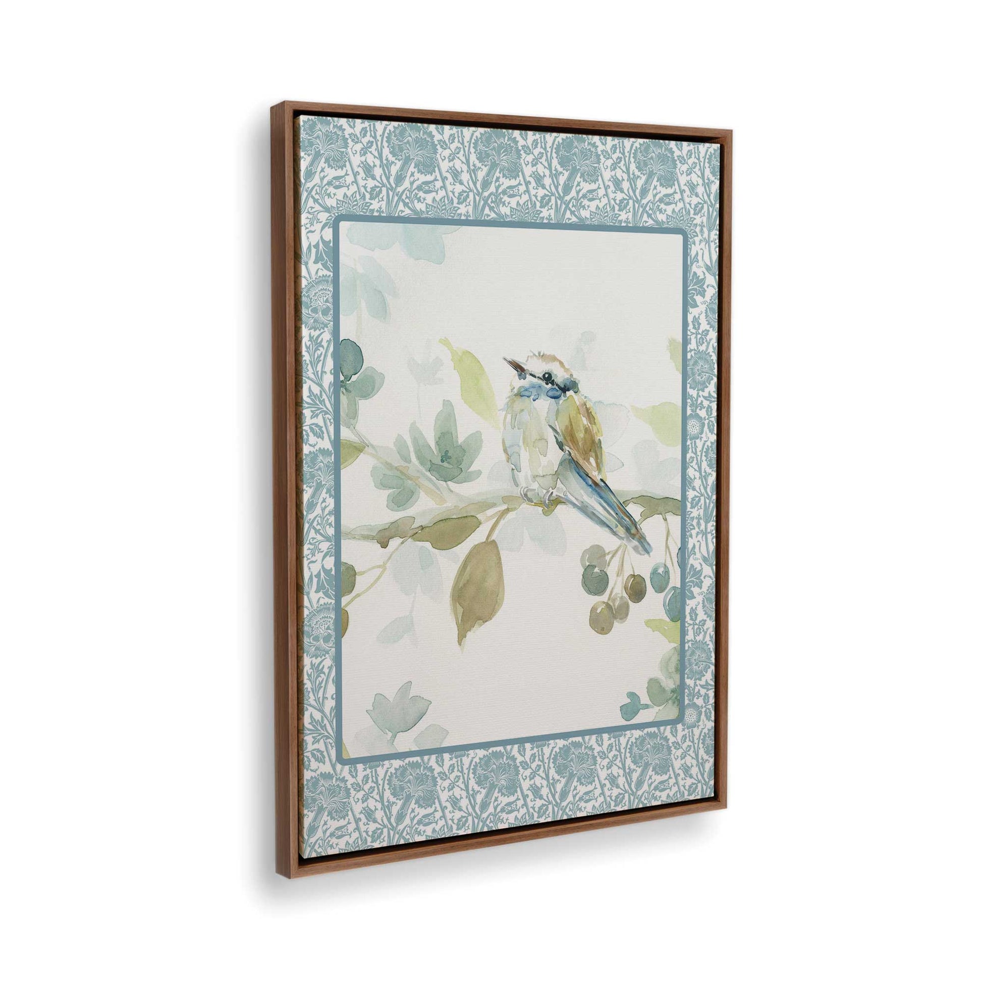 [Color:Walnut], Picture of the corner of the art