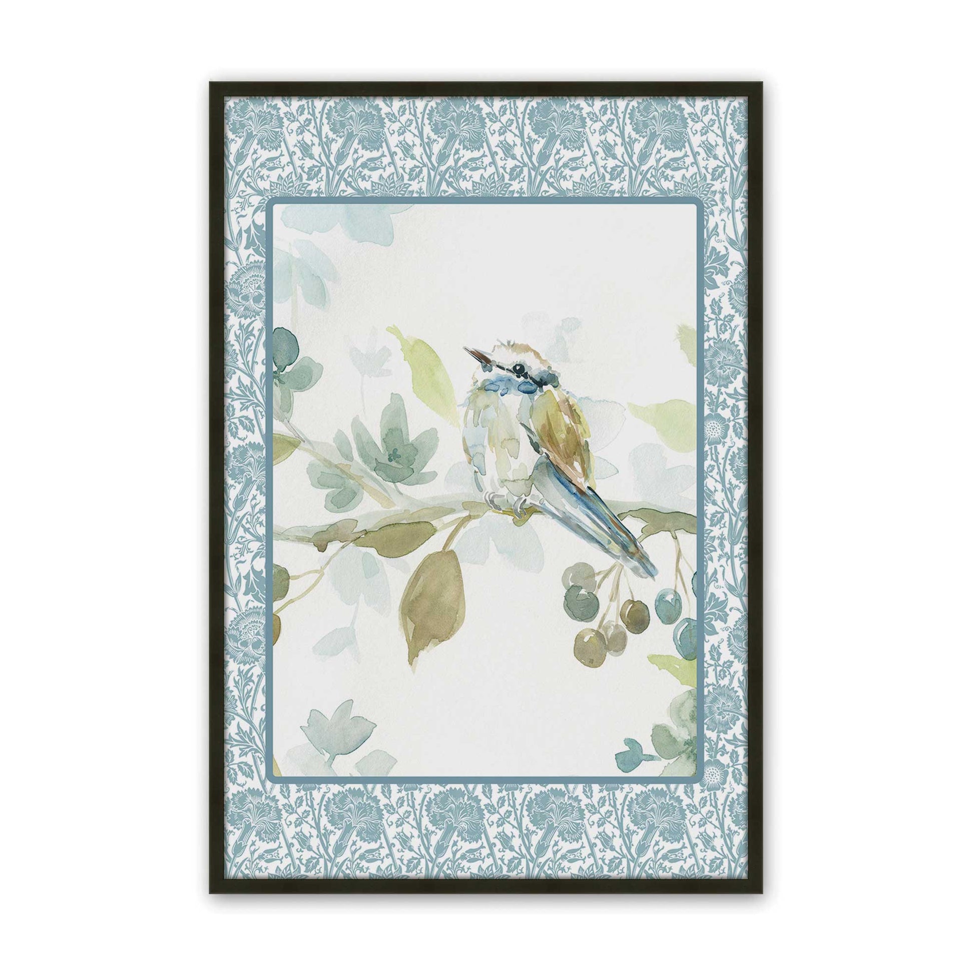 [Color:Satin Black], Picture of art in a Satin Black frame