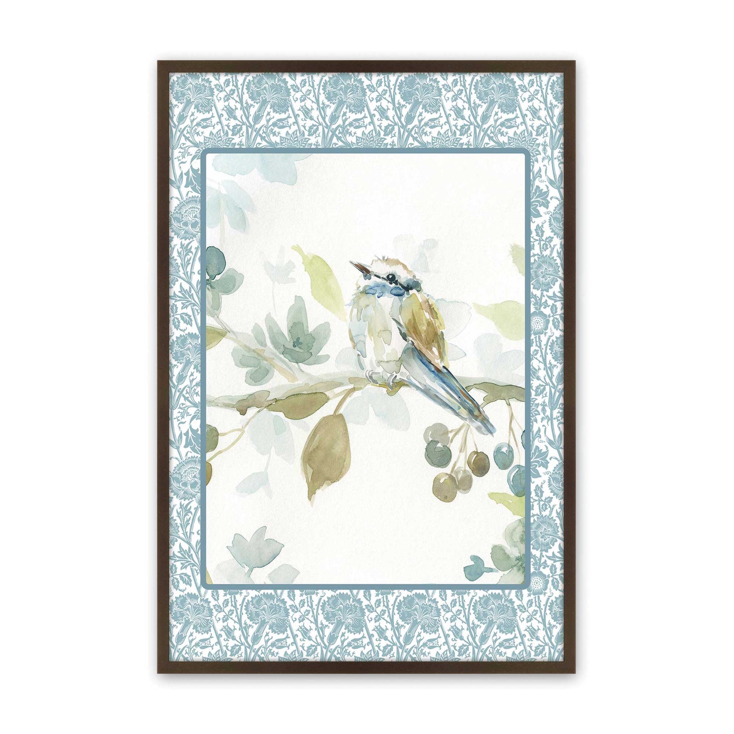[Color:Brown], Picture of art in a Brown frame