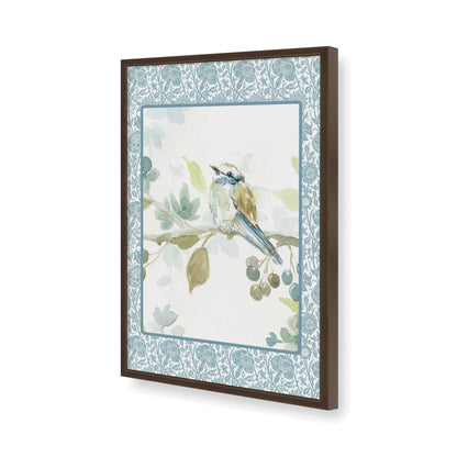 [Color:Brown], Picture of art in a Brown frame of the corner