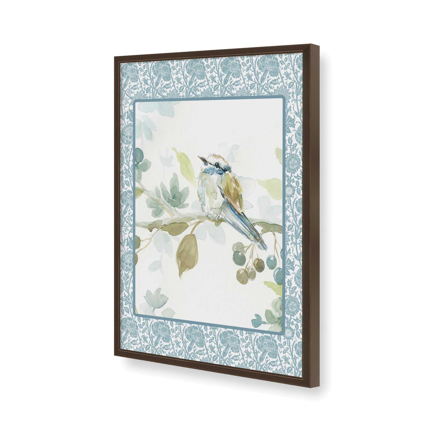 [Color:Belvinder Brown], Picture of art in a Belvinder Brown frame of the corner