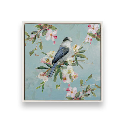 [Color:Opaque White], Picture of art in a White frame