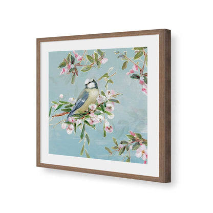 [Color:Walnut], Picture of art in a Walnut frame of the corner