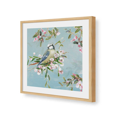 [Color:American Maple], Picture of art in a American Maple frame of the corner
