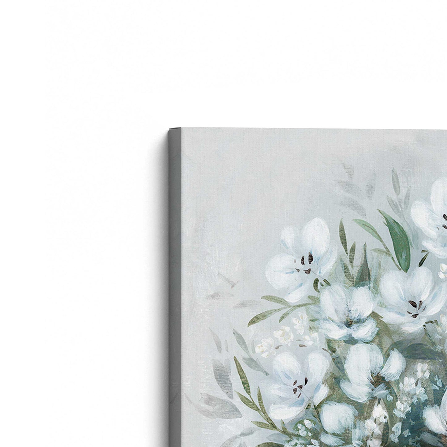[Color:Stretched Canvas], Picture of the corner of the art