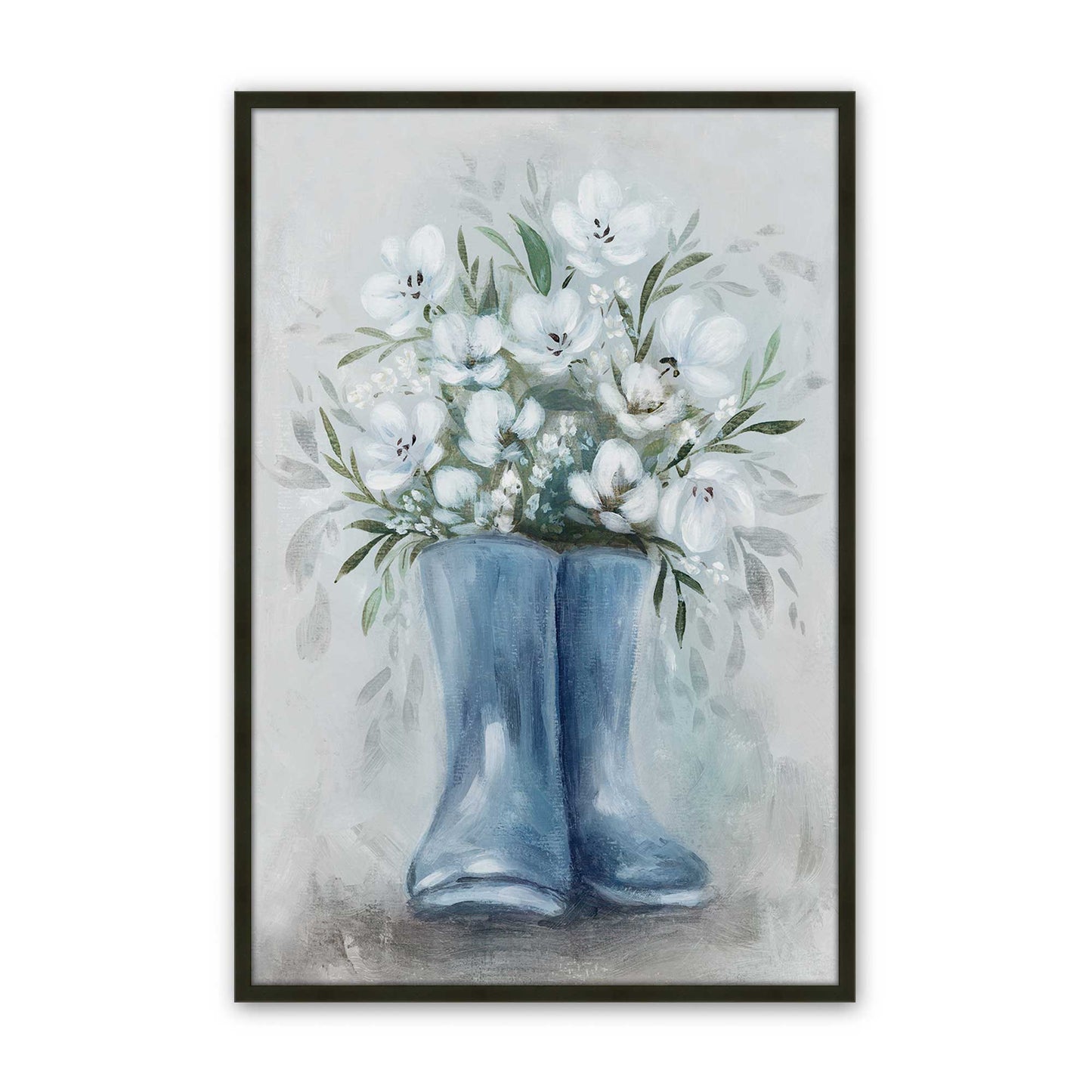 [Color:Satin Black], Picture of art in a Satin Black frame