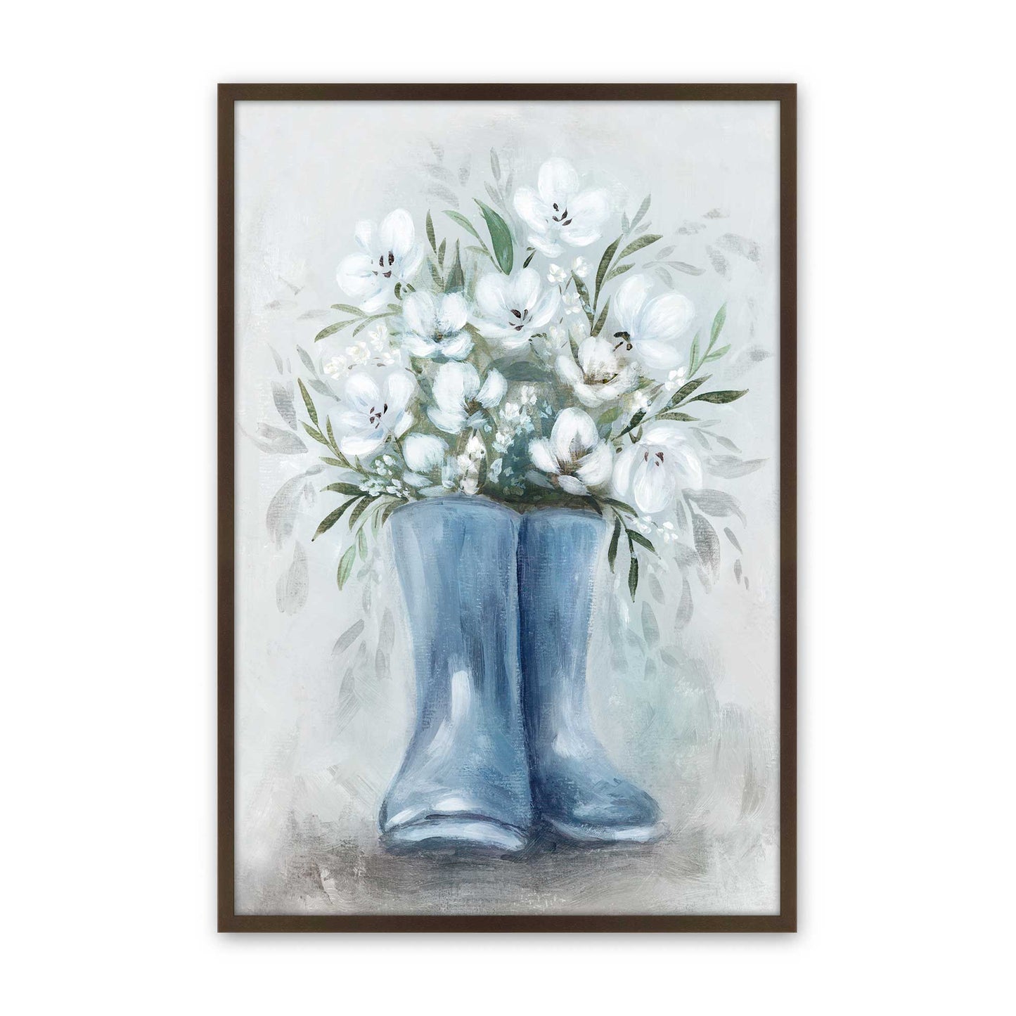 [Color:Brown], Picture of art in a Brown frame