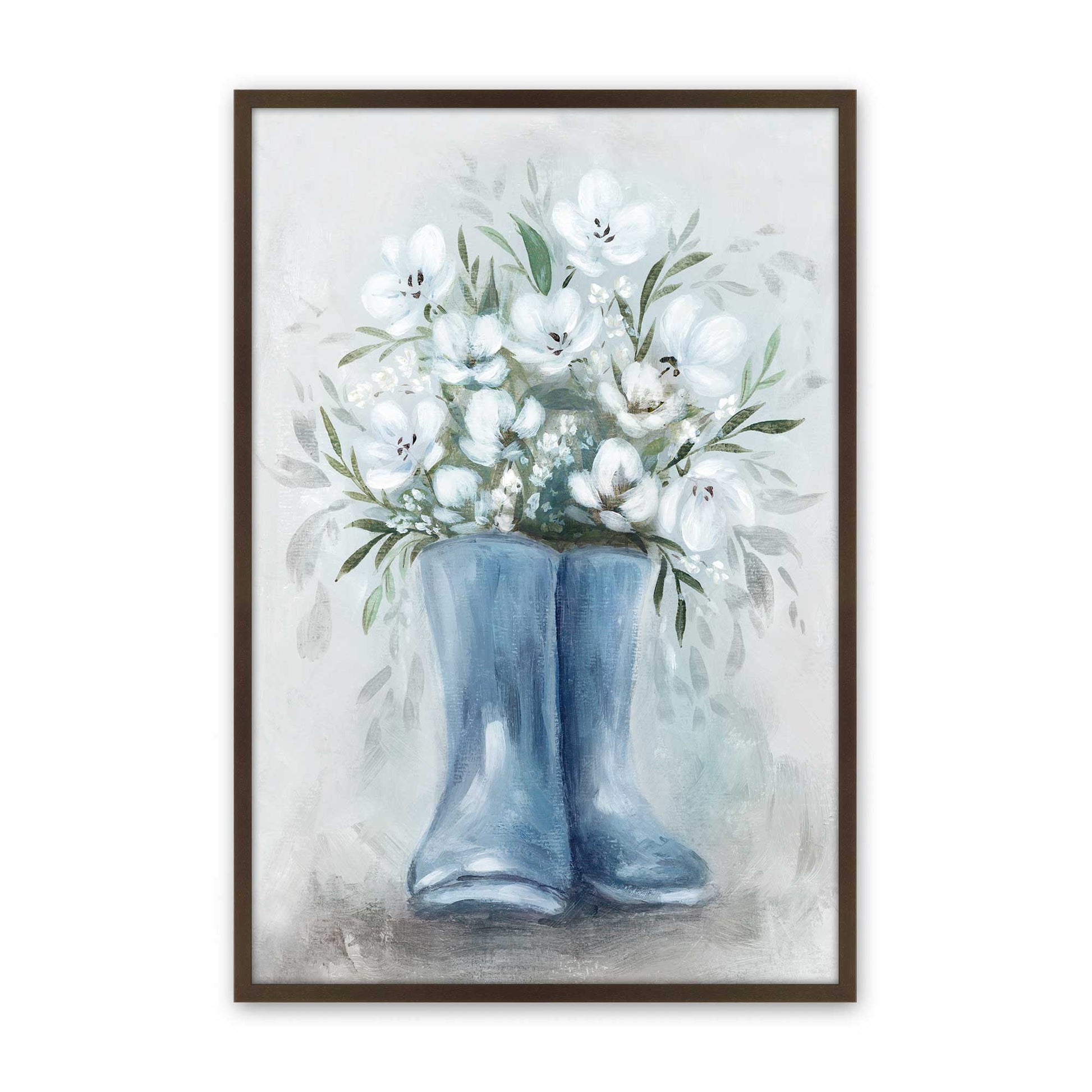 [Color:Brown], Picture of art in a Brown frame