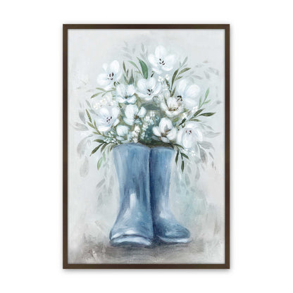 [Color:Brown], Picture of art in a Brown frame