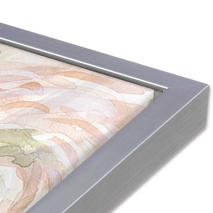 [Color:Polished Chrome], Picture of art in a Polished Chrome frame of the corner