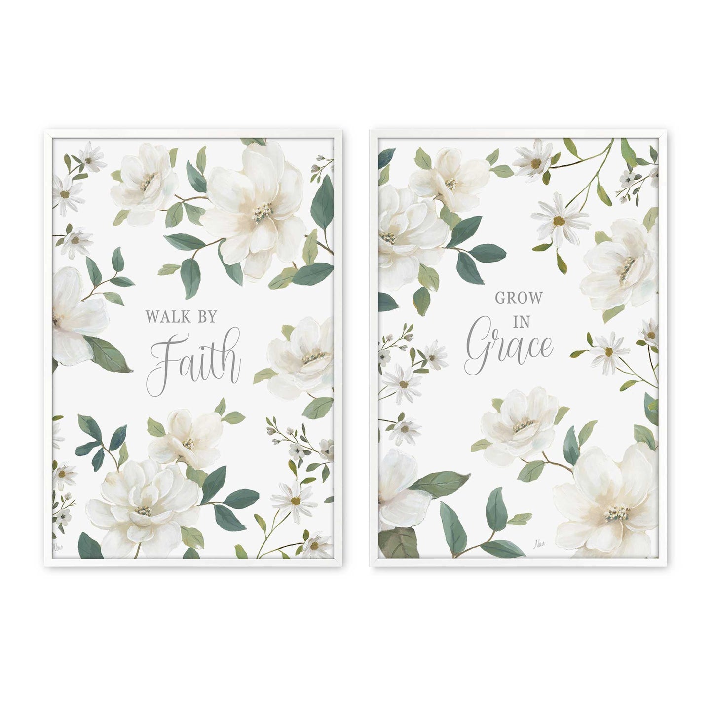 [Color:Opaque White], Picture of art in a Opaque White frame