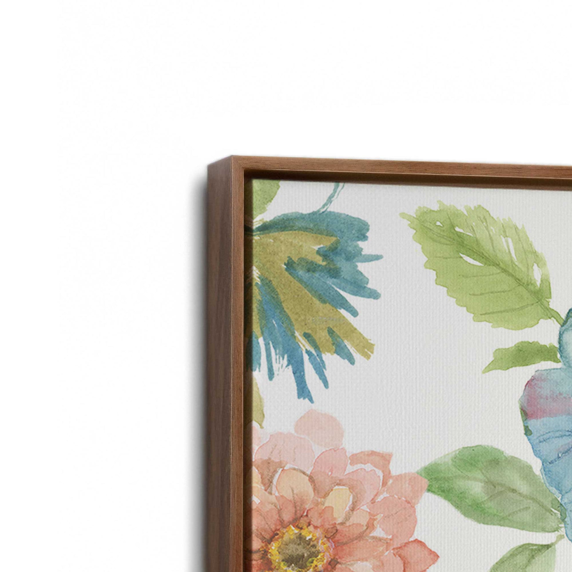 [Color:Walnut], Picture of the corner of the art