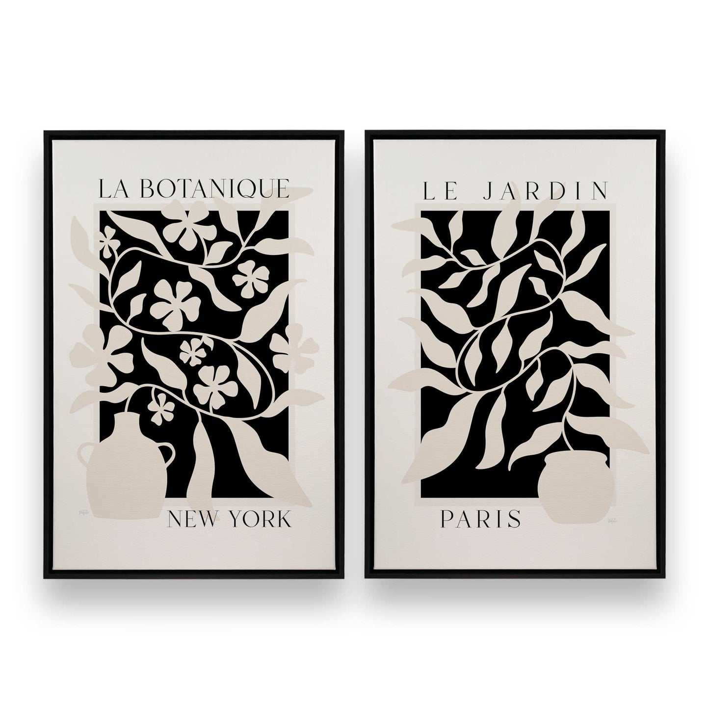 [Color:Satin Black], Picture of art in a Satin Black frame