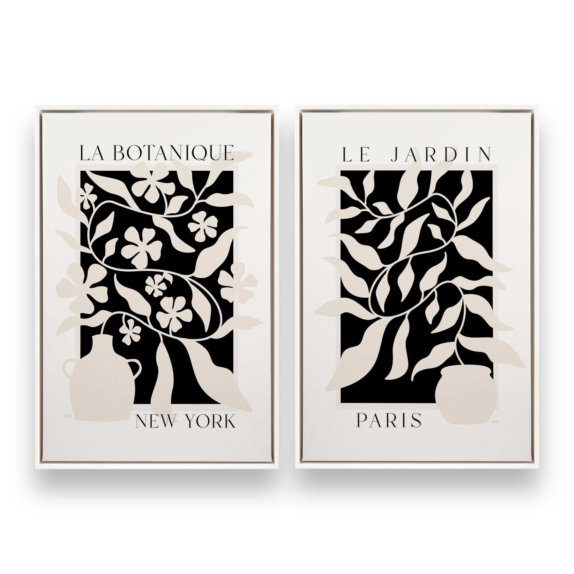[Color:Opaque White], Picture of art in a White frame