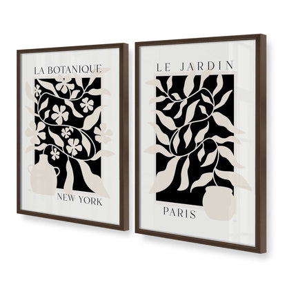 [Color:Belvinder Brown], Picture of art in a Belvinder Brown frame at an angle