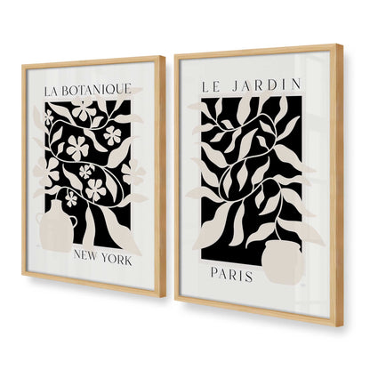 [Color:American Maple], Picture of art in a American Maple frame at an angle