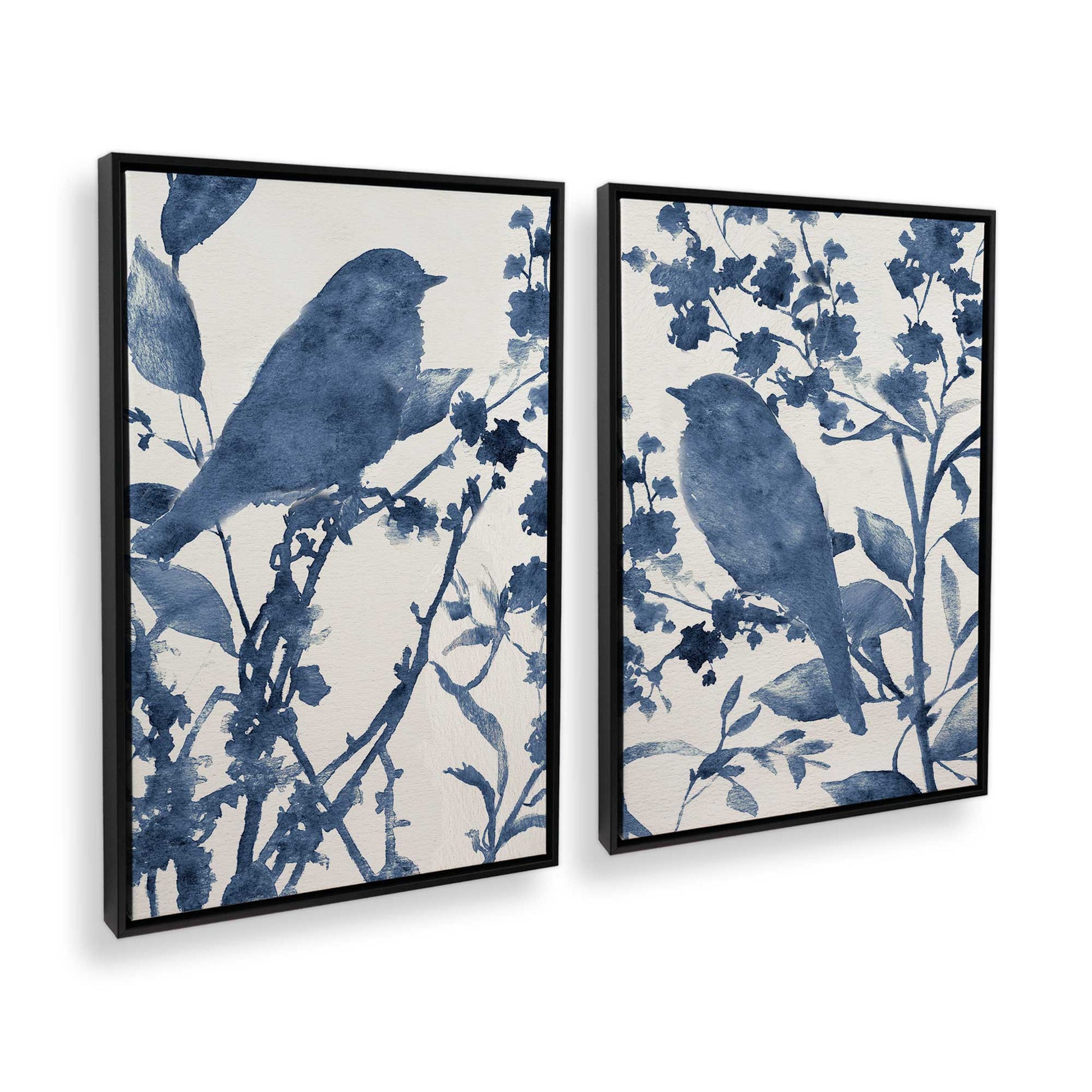 [Color:Satin Black], Picture of art in a Satin Black frame at an angle