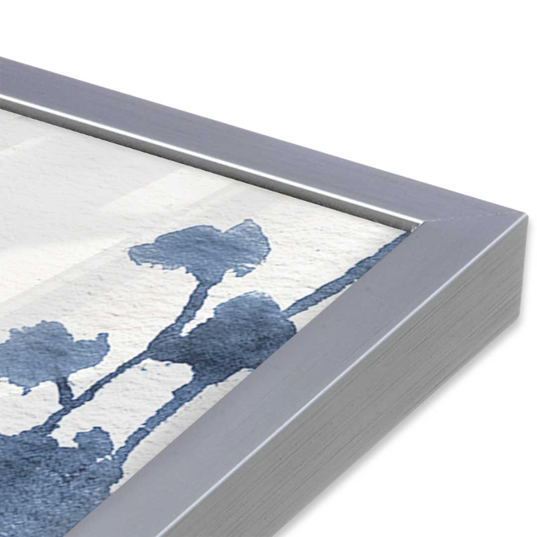 [Color:Polished Chrome], Picture of art in a Polished Chrome frame of the corner