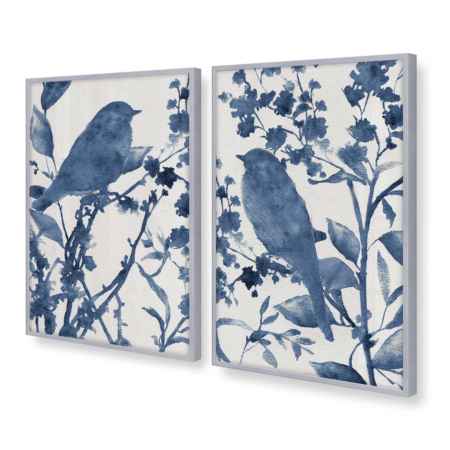 [Color:Polished Chrome], Picture of art in a Polished Chrome frame at an angle
