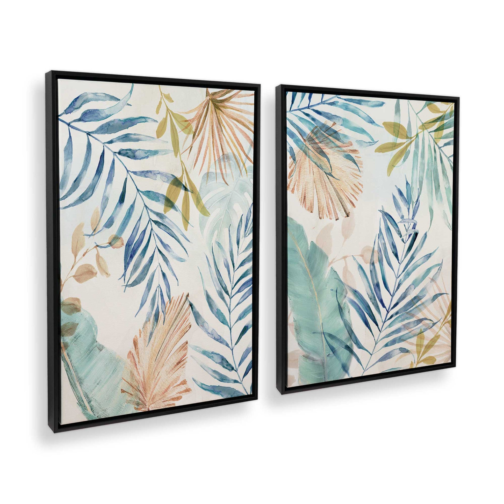 [Color:Satin Black], Picture of art in a Satin Black frame at an angle