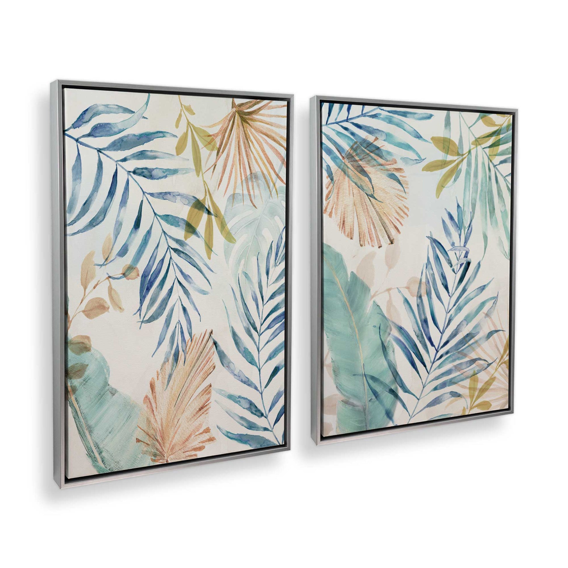 [Color:Polished Chrome], Picture of art in a Polished Chrome frame at an angle