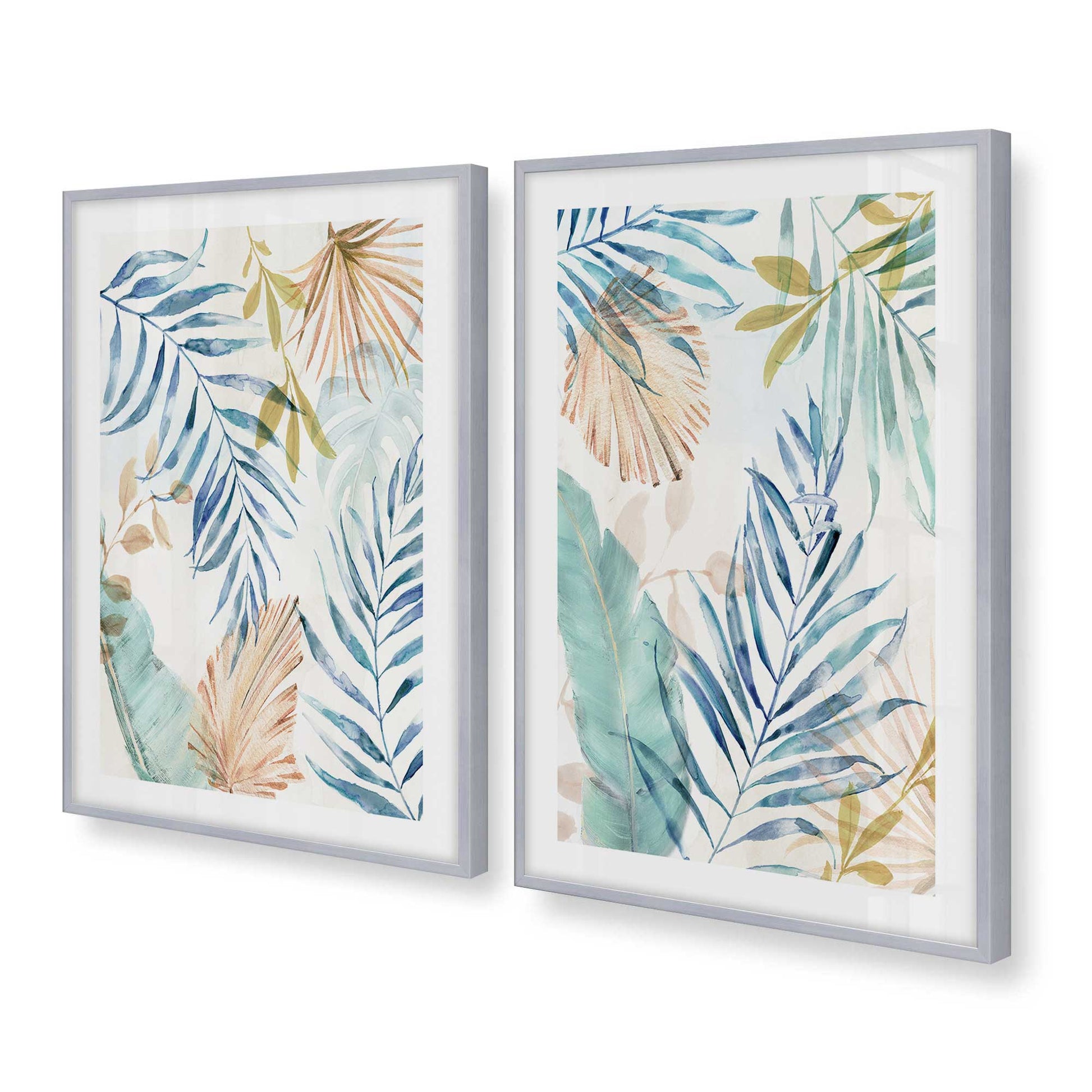 [Color:Polished Chrome], Picture of art in a Polished Chrome frame at an angle