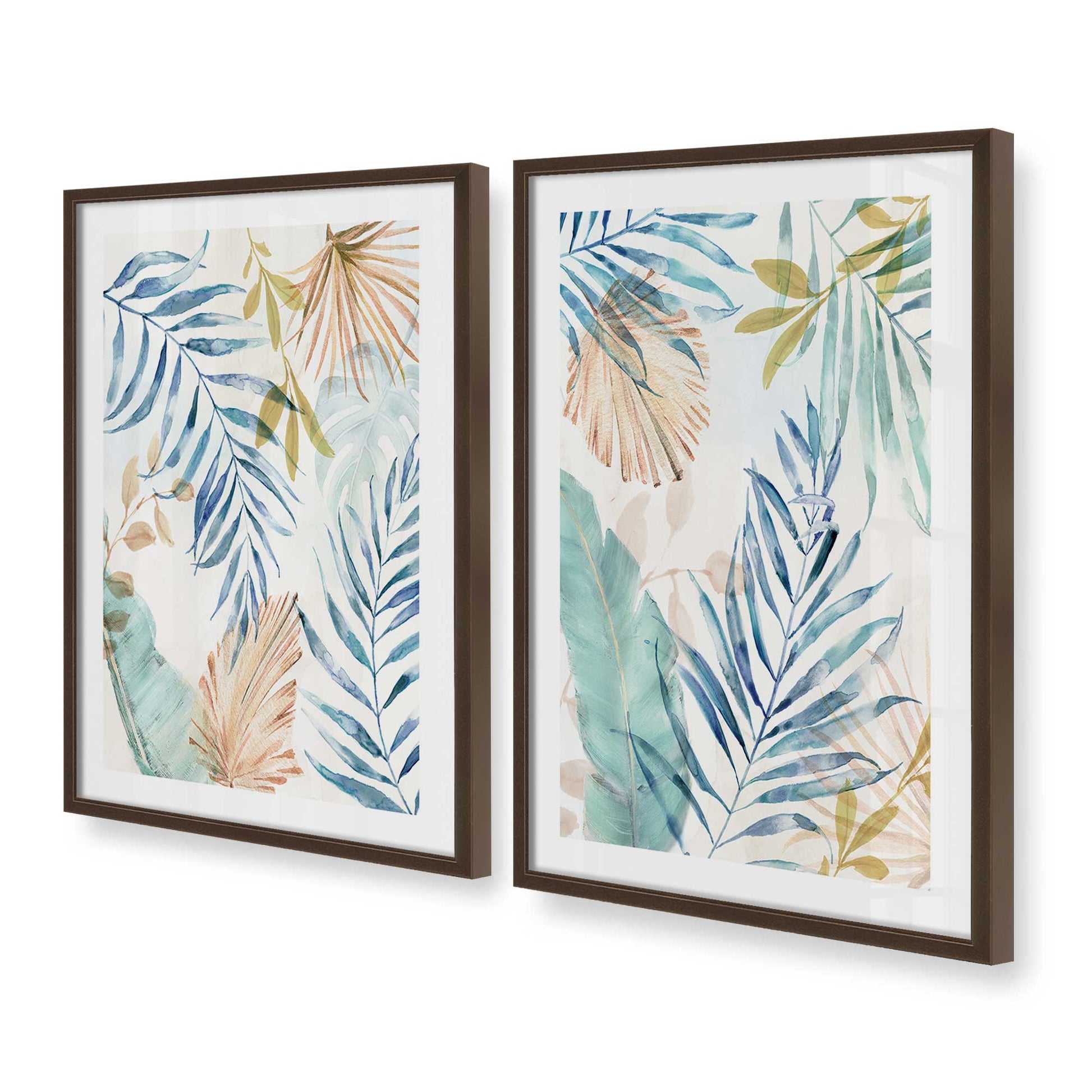 [Color:Belvinder Brown], Picture of art in a Belvinder Brown frame at an angle