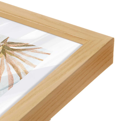 [Color:American Maple], Picture of art in a American Maple frame of the corner