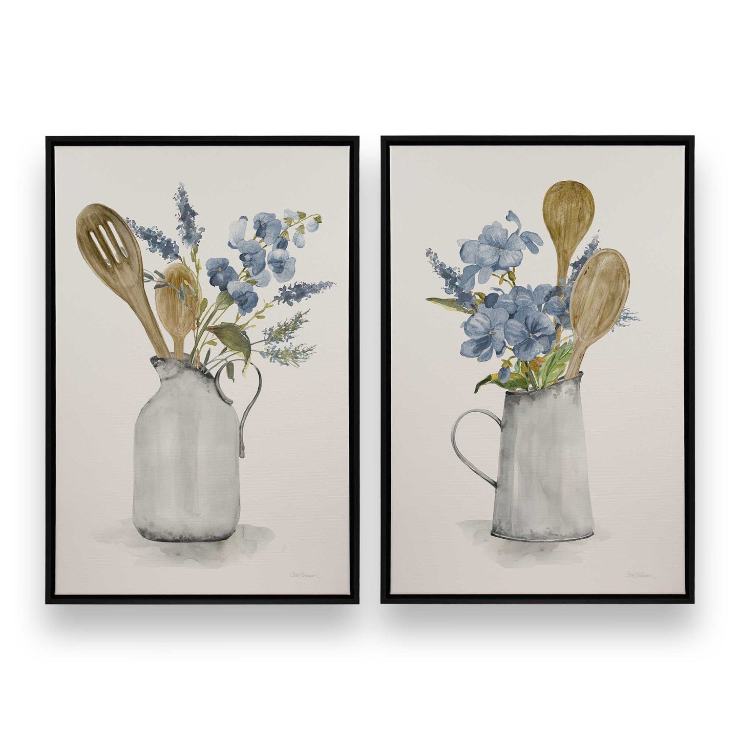 [Color:Satin Black], Picture of art in a Satin Black frame