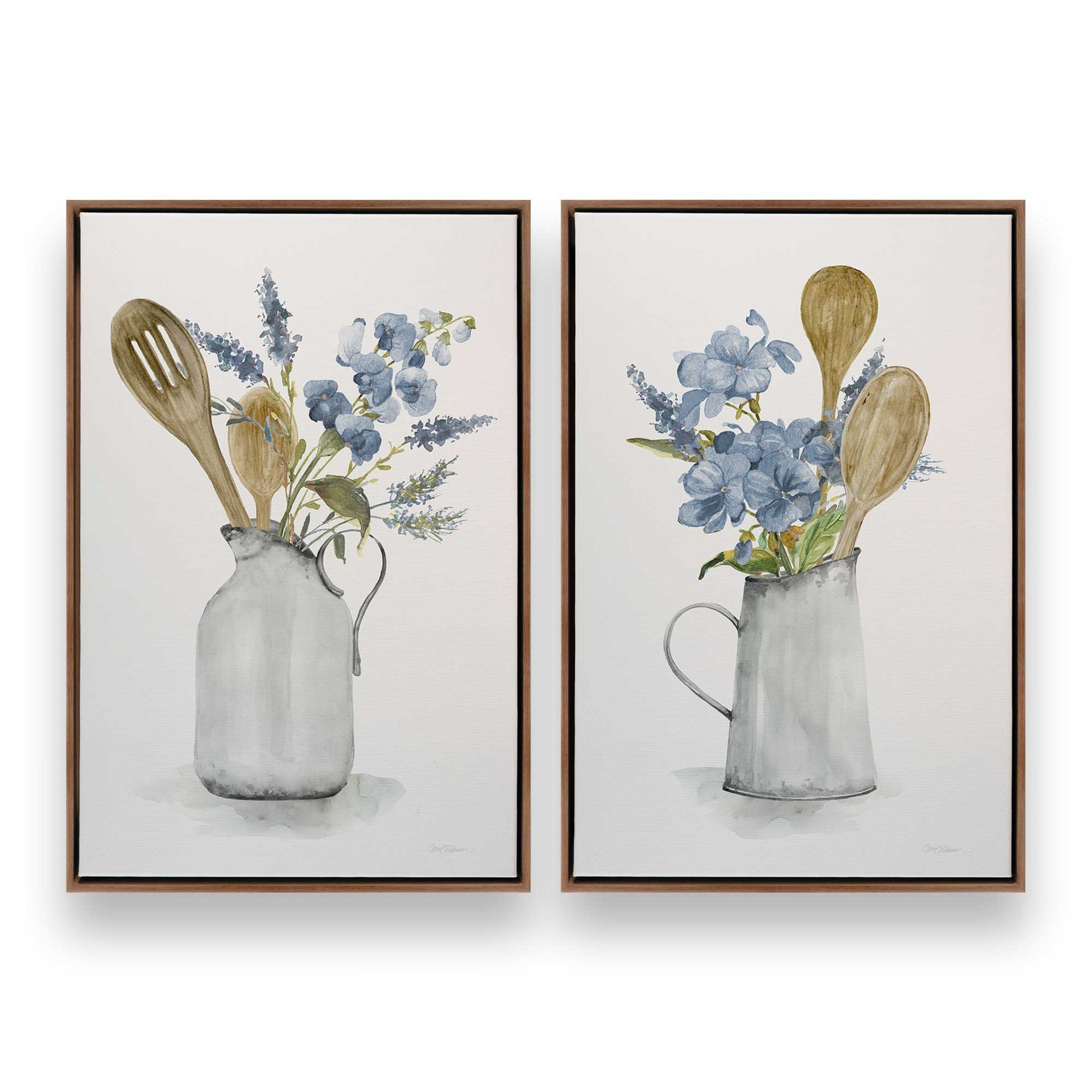 [Color:Walnut], Picture of art in a Walnut frame