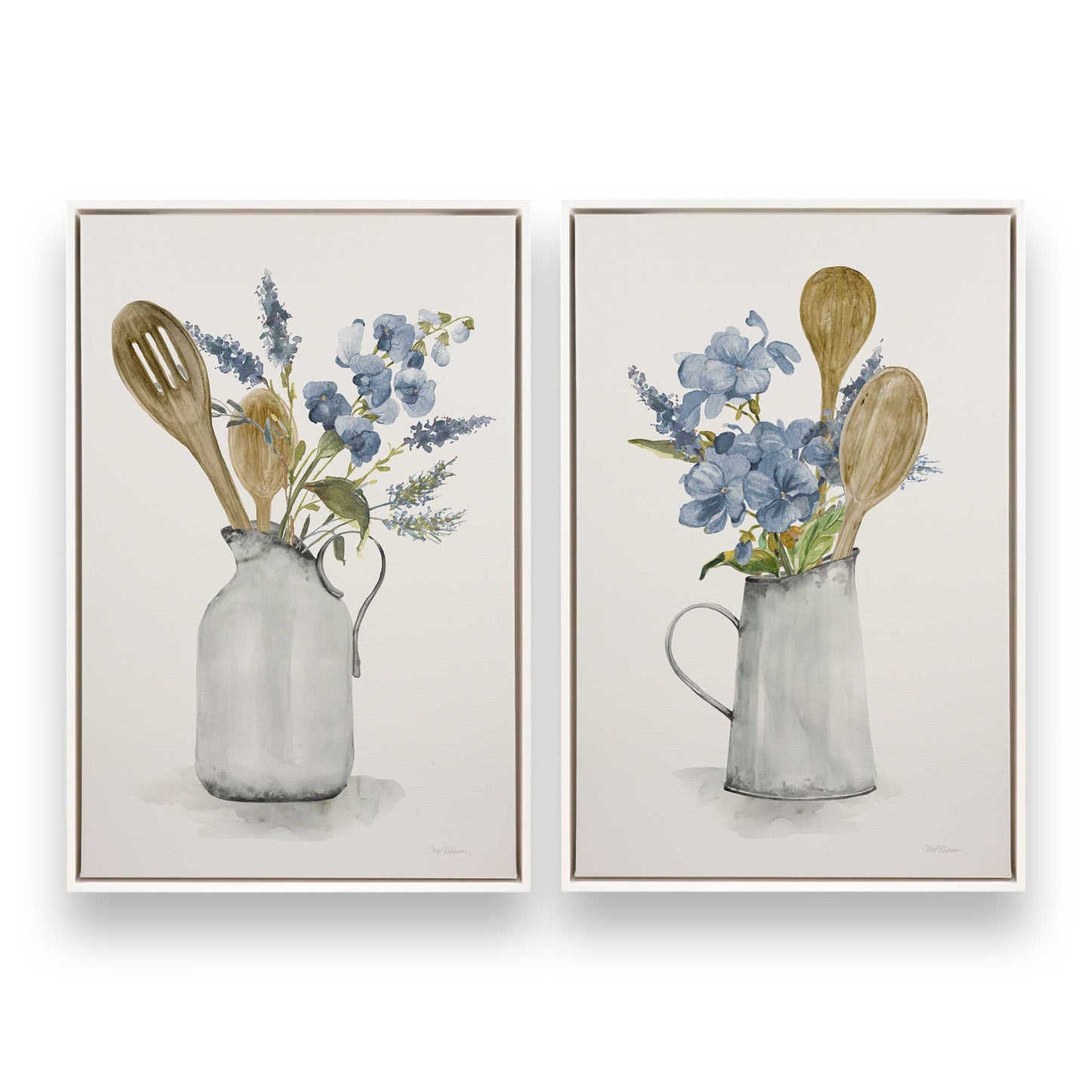 [Color:Opaque White], Picture of art in a White frame