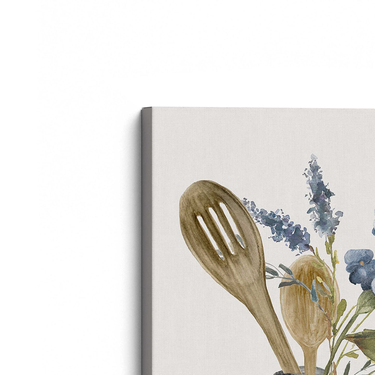 [Color:Stretched Canvas], Picture of the corner of the art