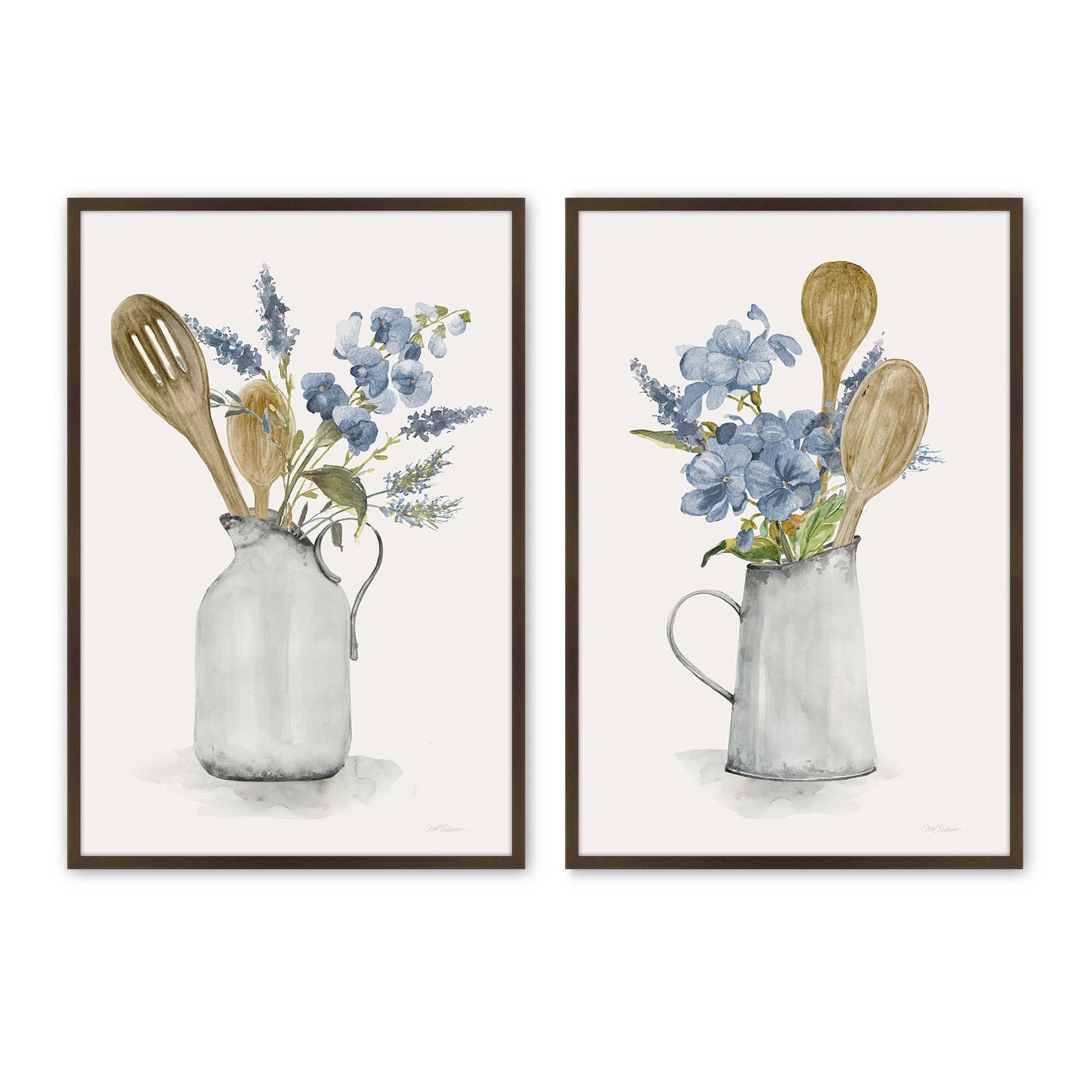 [Color:Belvinder Brown], Picture of art in a Belvinder Brown frame
