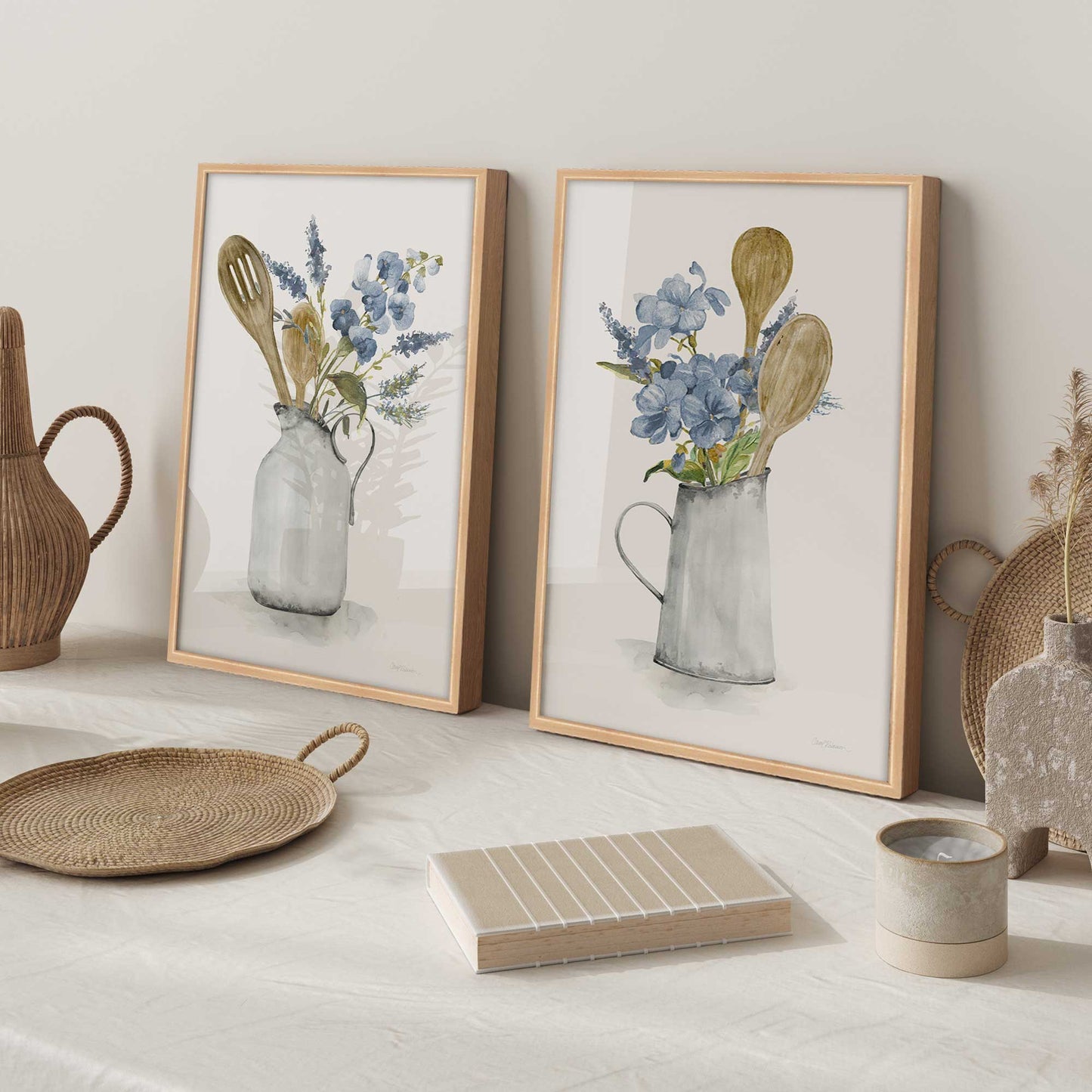 [Color:Belvinder Brown], Picture of art in a Belvinder Brown frame