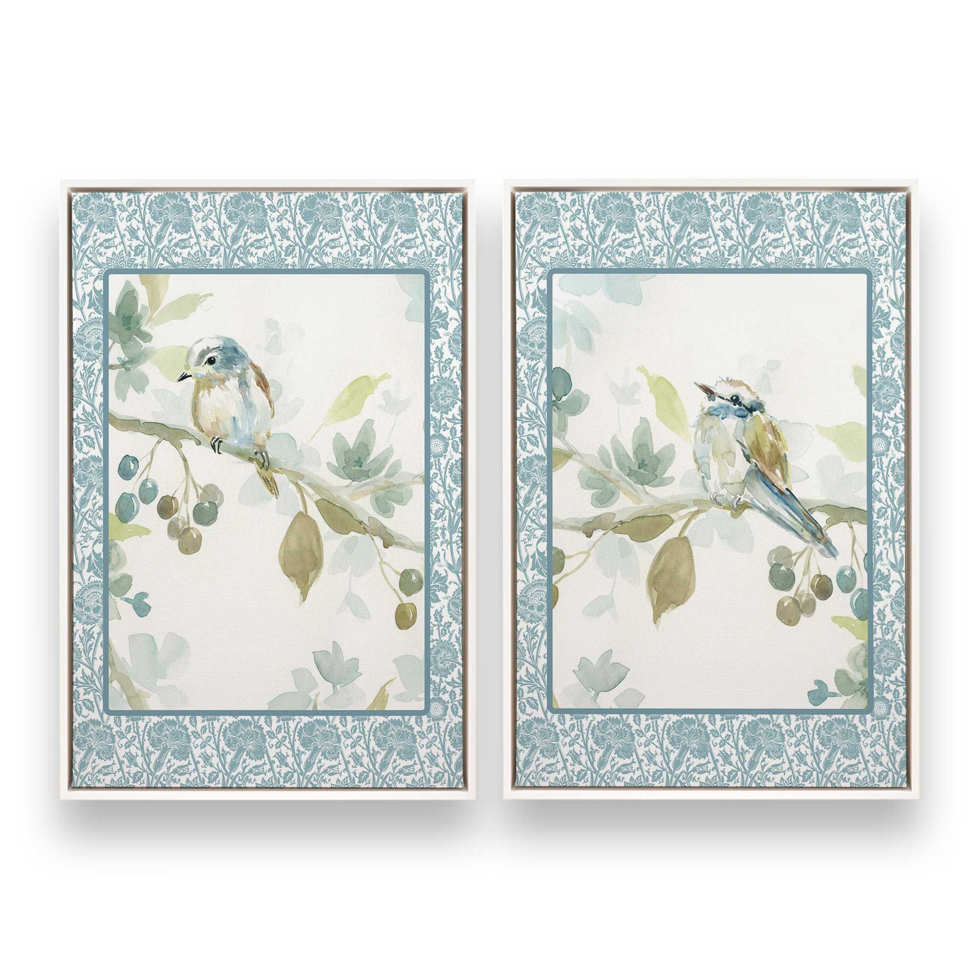 [Color:Opaque White], Picture of art in a White frame