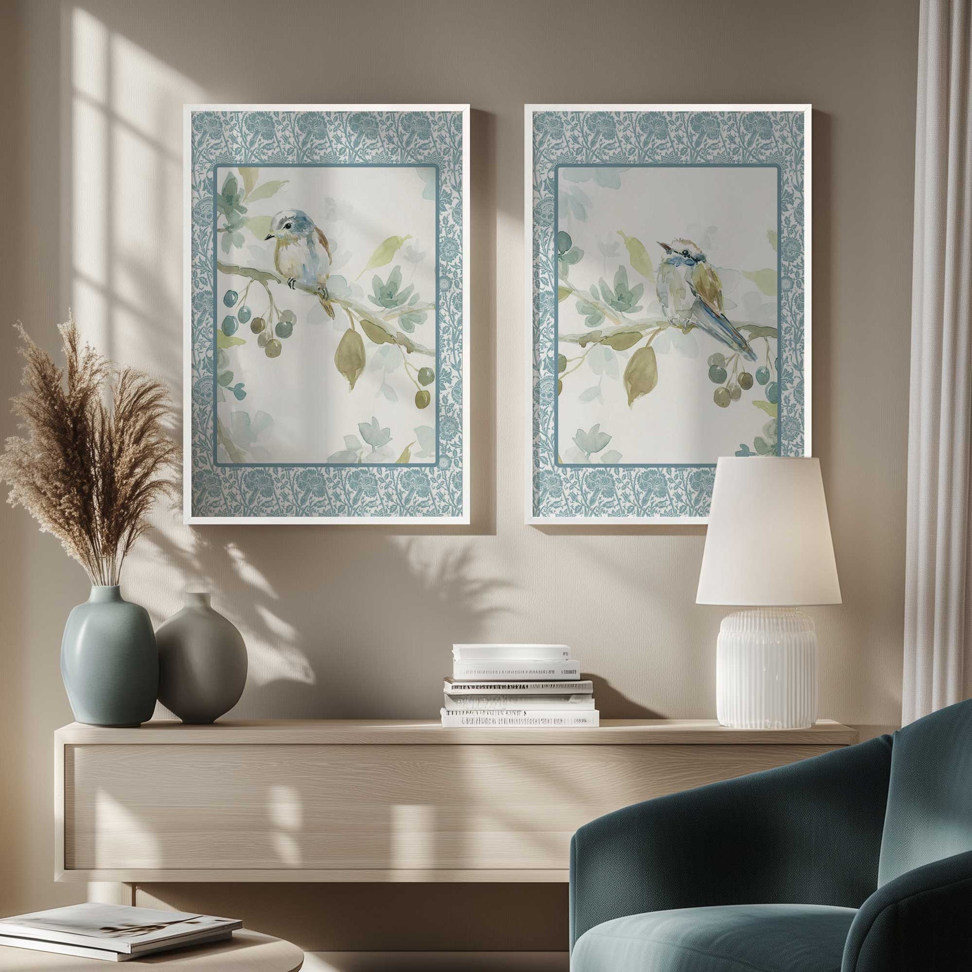 [Color:Opaque White], Picture of art in a Opaque White frame