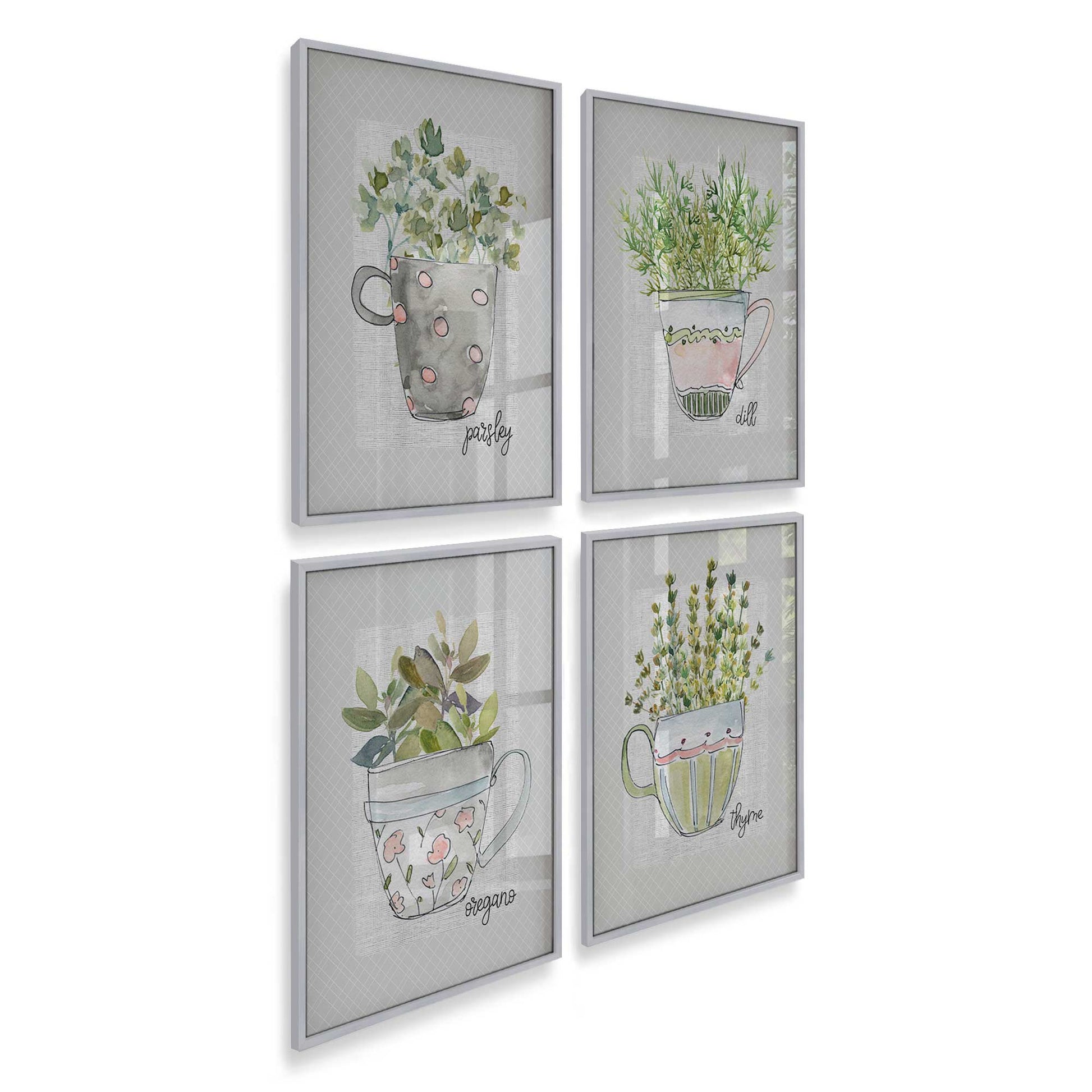 [Color:Polished Chrome], Picture of art in a Polished Chrome frame of the corner