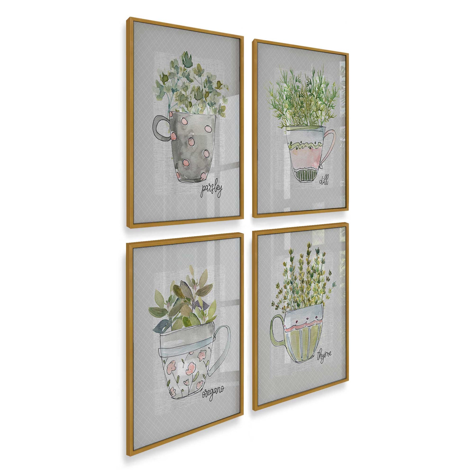 [Color:Polished Gold], Picture of art in a Polished Gold frame of the corner