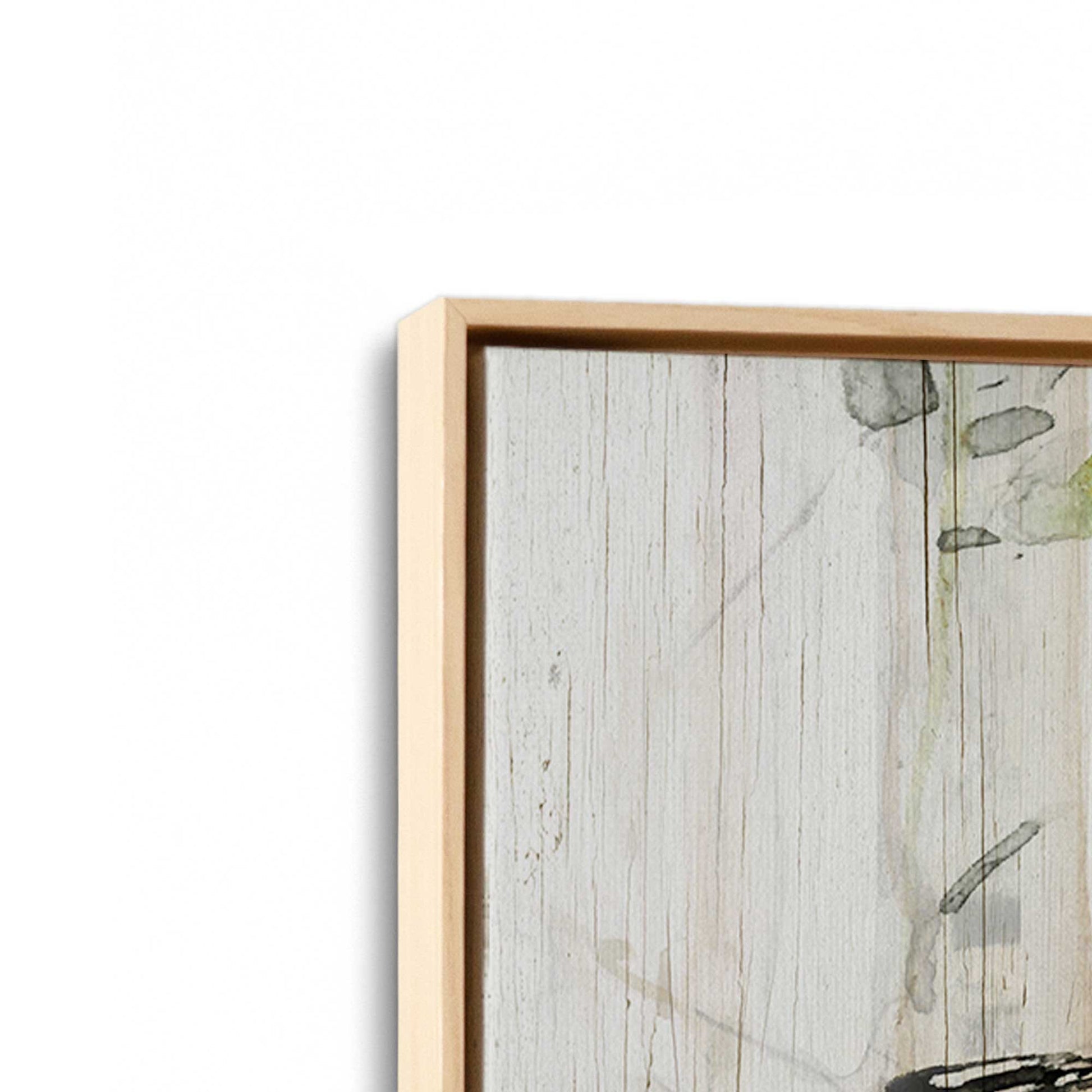 [Color:American Maple], Picture of art in an American Maple frame at an angle