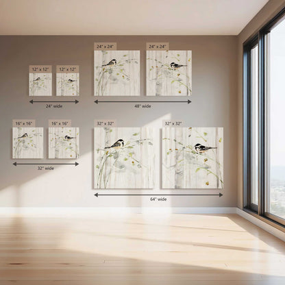 Little Bird Break, Set of 2 Canvas Prints
