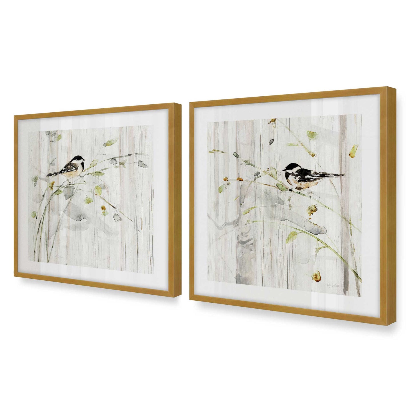 [Color:Polished Gold], Picture of art in a Polished Gold frame of the corner