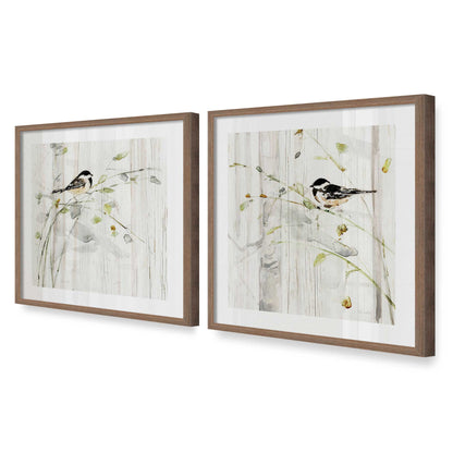 [Color:Walnut], Picture of art in a Walnut frame at an angle