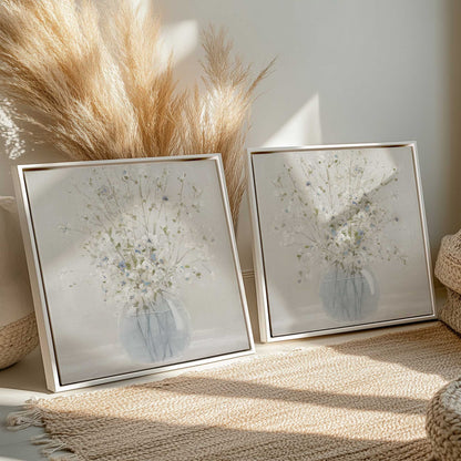 [Color:Opaque White], Picture of art in a White frame
