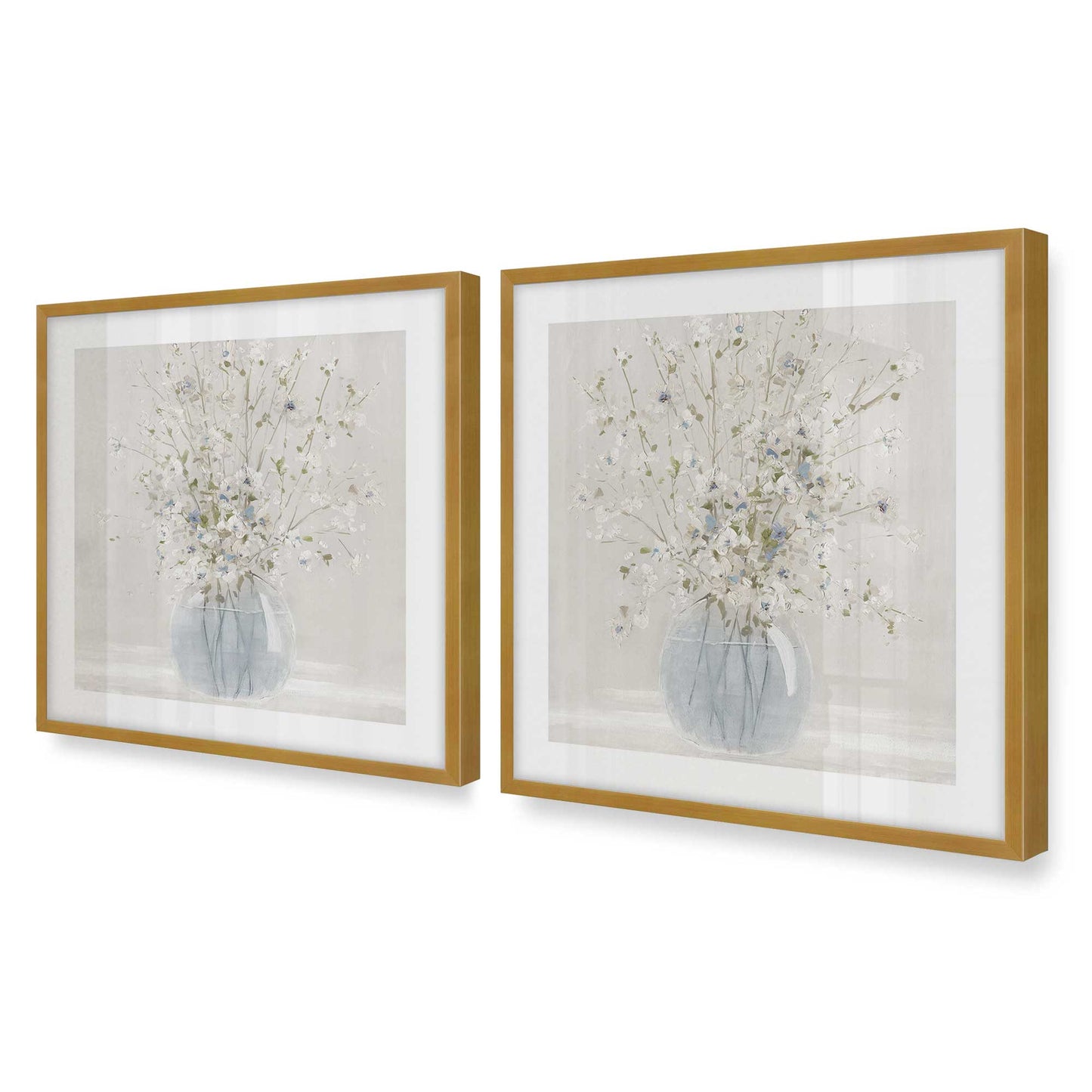 [Color:Polished Gold], Picture of art in a Polished Gold frame of the corner