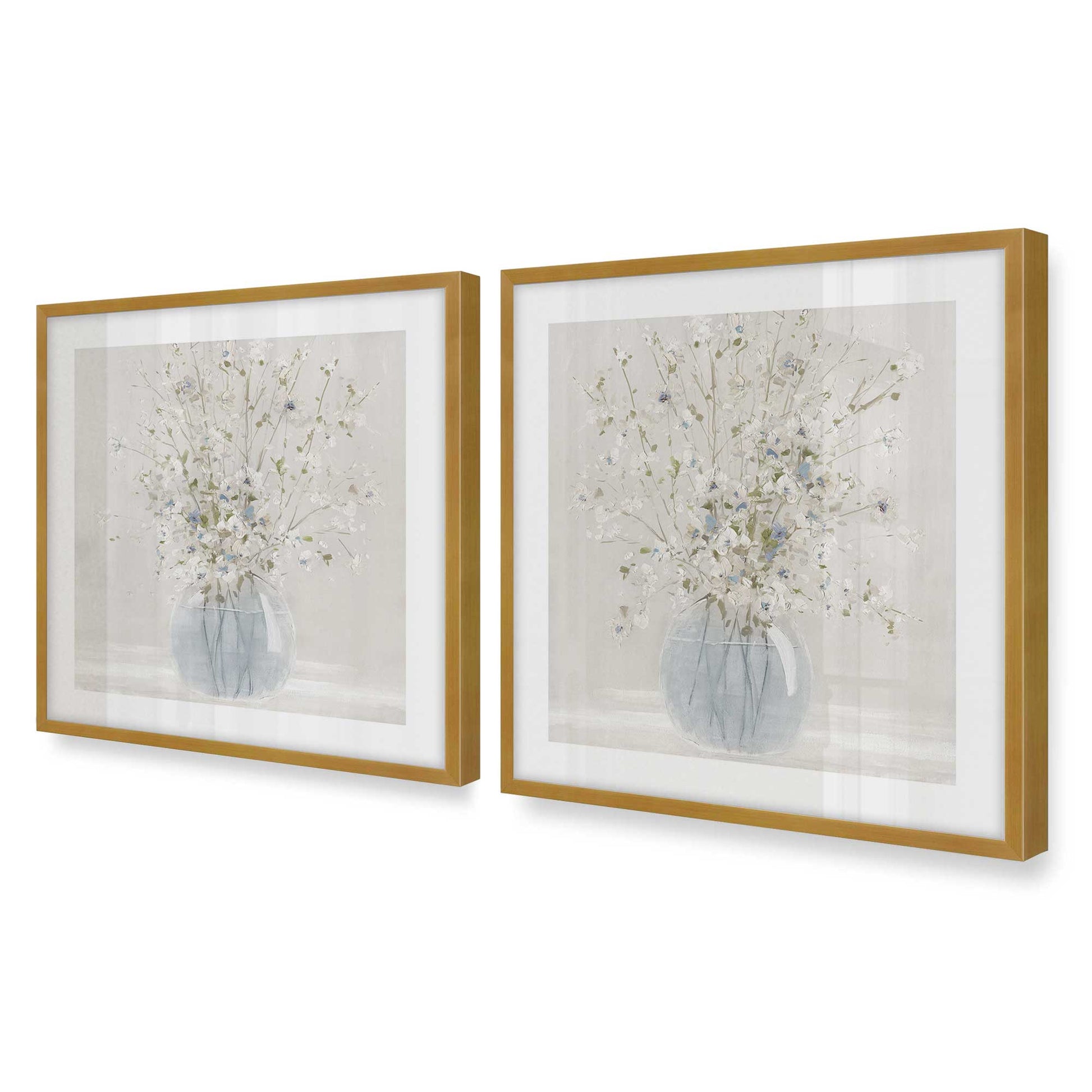 [Color:Polished Gold], Picture of art in a Polished Gold frame of the corner