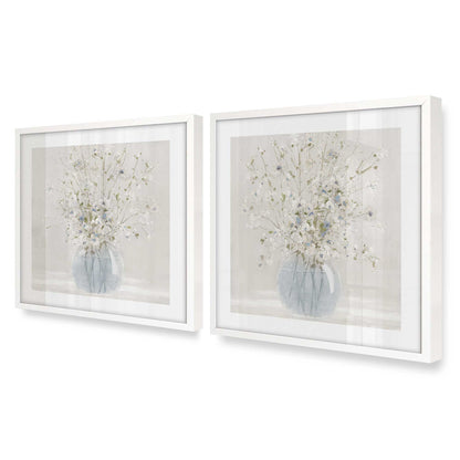 [Color:Opaque White], Picture of art in an Opaque White frame at an angle