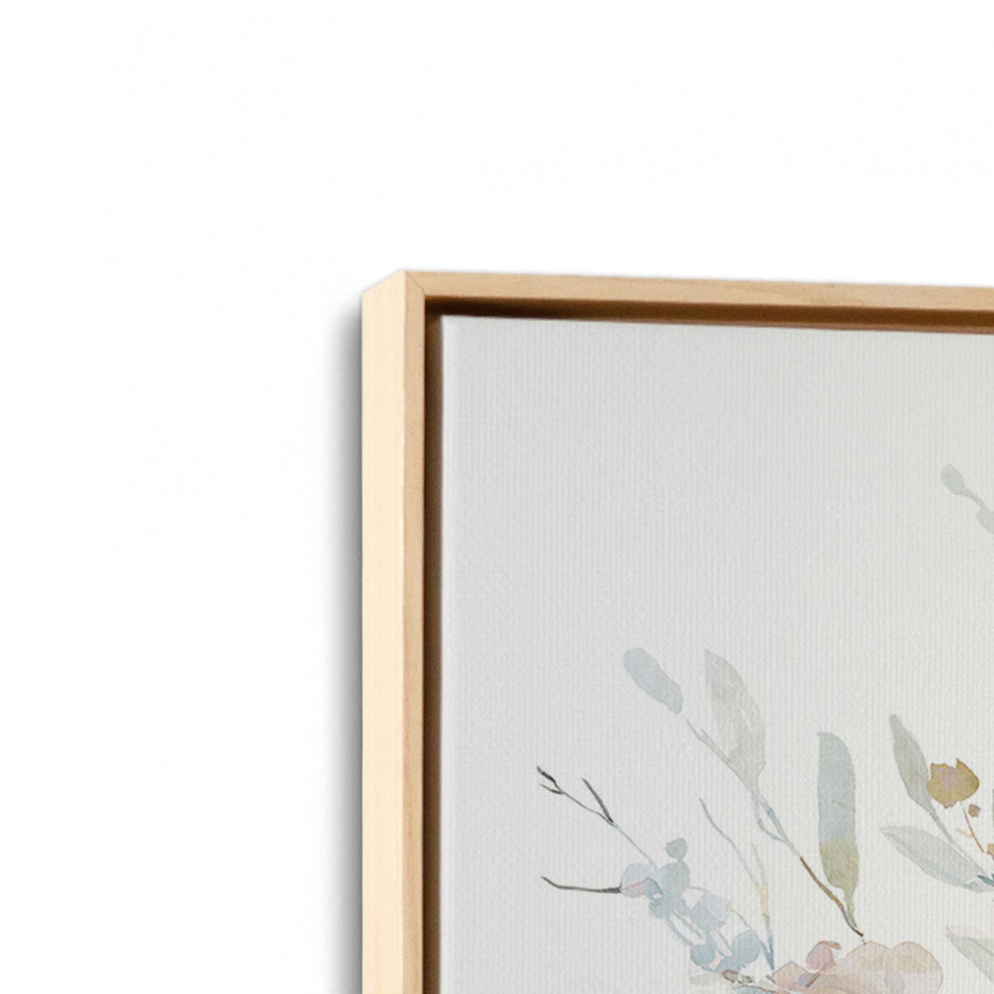 [Color:American Maple], Picture of art in an American Maple frame at an angle