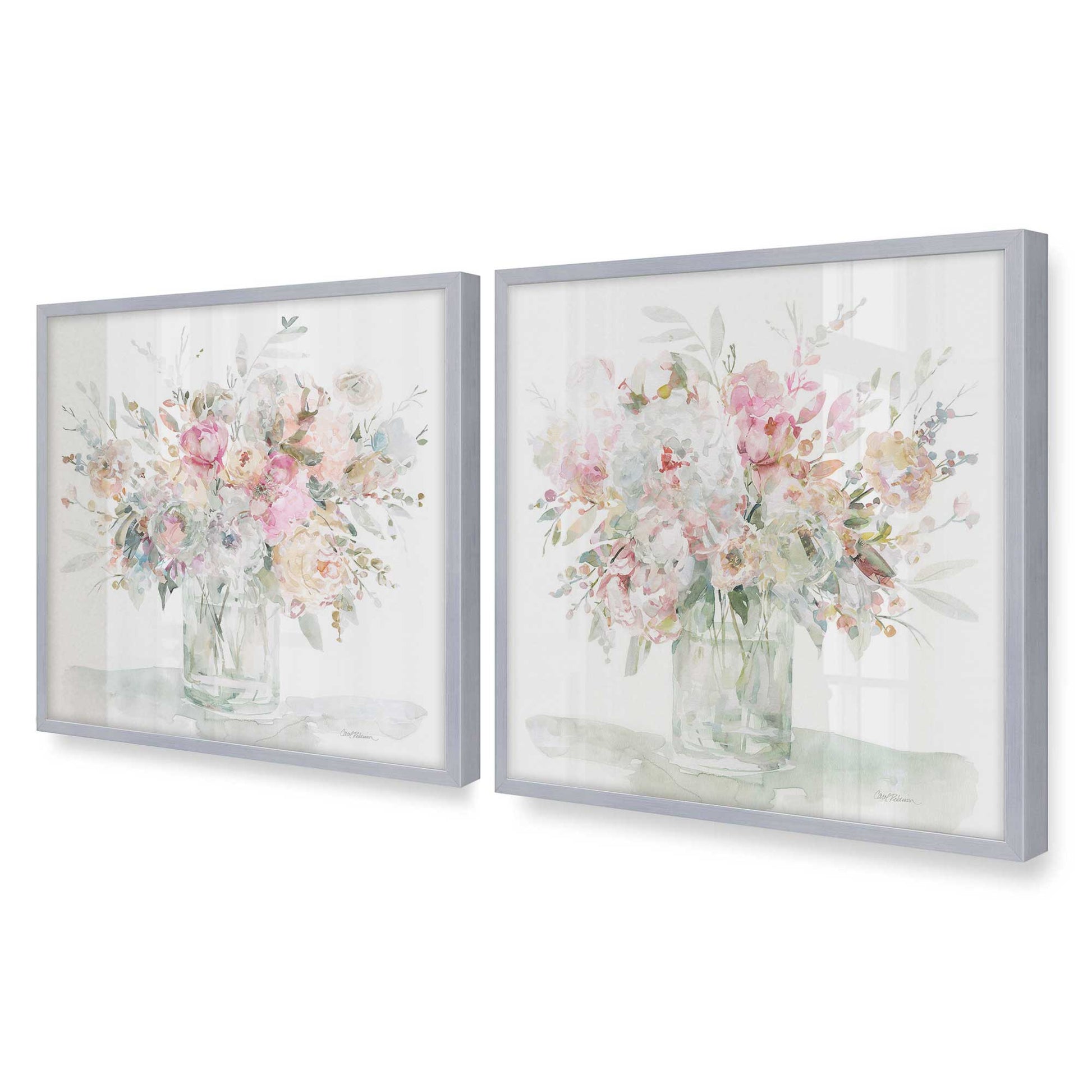 [Color:Polished Chrome], Picture of art in a Polished Chrome frame of the corner
