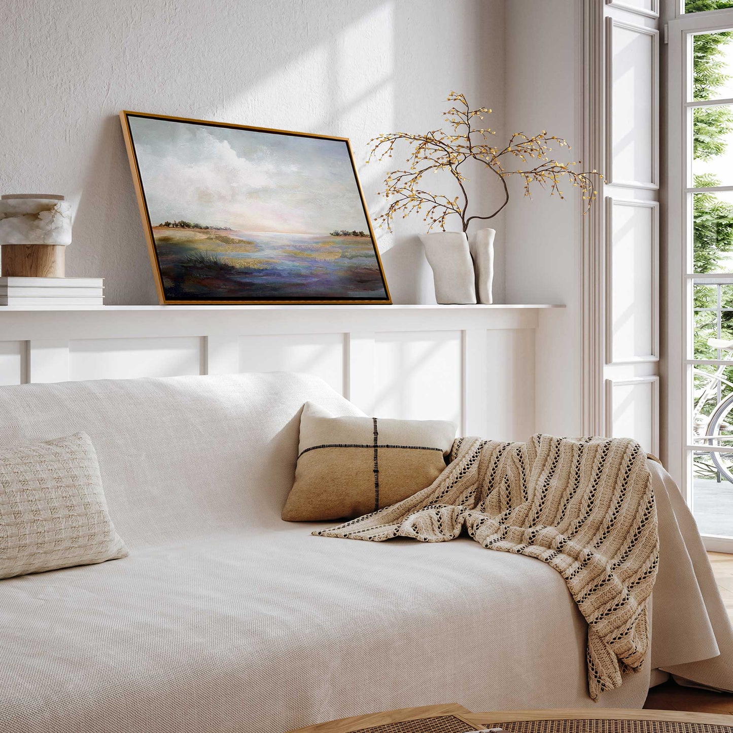 Soft Horizon Canvas Print